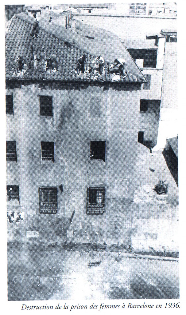 1936 destruction prison femme Barcelone